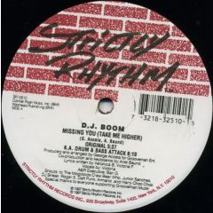 DJ Boom - DJ Boom - Missing You (Take Me Higher) - Strictly Rhythm