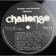 Friends - Friends - Meddlin' With Shalamar / Don't Touch The Sun - Challenge Records