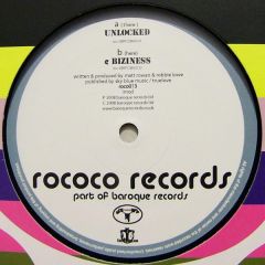 Matt Rowan & Robbie Lowe - Matt Rowan & Robbie Lowe - Unlocked - Rococo