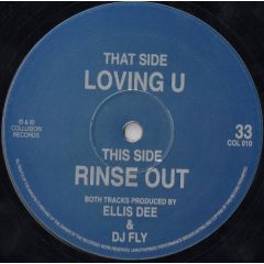 Ellis Dee & DJ Fly - Ellis Dee & DJ Fly - Loving U - Collusion