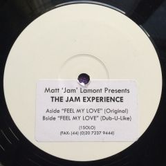 Matt 'Jam' Lamont Presents The Jam Experience - Feel My Love - Unda-Vybe