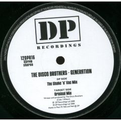 Disco Brothers - Disco Brothers - Generation - Dp Recordings