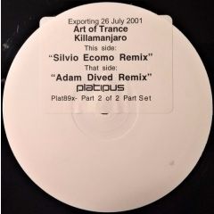 Art Of Trance - Art Of Trance - Killamanjaro - Platipus