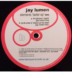 Jay Lumen - Jay Lumen - Elements Taster EP (Part 2) - Baroque Special