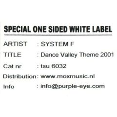 System F - System F - Dance Valley Theme 2001 - Tsunami