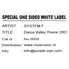 System F - Dance Valley Theme 2001 - Tsunami