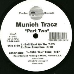 Munich Tracz - Munich Tracz - Part Two - Double O Records
