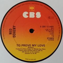 Ned Doheny - Ned Doheny - To Prove My Love - CBS
