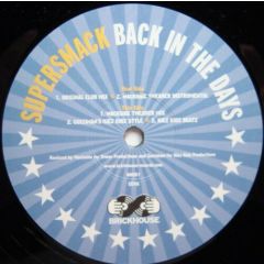 Supersmack - Supersmack - Back In The Days - Brickhouse Records