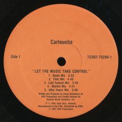 Cartouche - Cartouche - Let The Music Take Control - Scotti Bros