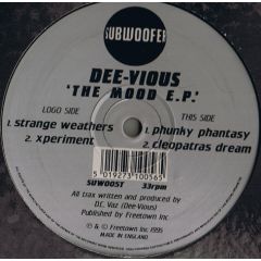 Dee-Vious - Dee-Vious - The Mood E.P. - Subwoofer