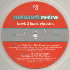 Paris Grey / K Saunderson - Paris Grey / K Saunderson - Dont Lead Me / Groove That Wont Stop (Clear Vinyl) - Network Retro