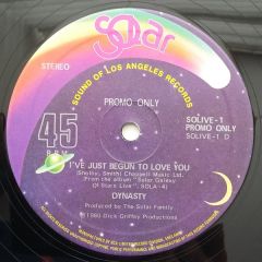 Dynasty / Shalamar - Dynasty / Shalamar - I've Just Begun To Love You / I Owe You One - Solar