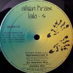 Lab 4 - Lab 4 - Reformation Ii - Alien Trax