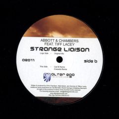 Abbott & Chambers Feat. Tiff Lacey - Abbott & Chambers Feat. Tiff Lacey - Strange Liaison - Alter Ego Records