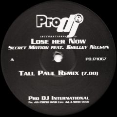Secret Motion+Shelley Nelson - Secret Motion+Shelley Nelson - Lose Her Now (Remix) - Pro DJ