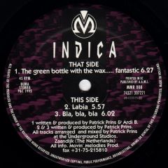Indica - Indica - Green Bottle With The Wax - Movin Melodies