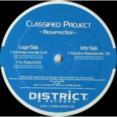 Classified Project - Classified Project - Ressurection - District