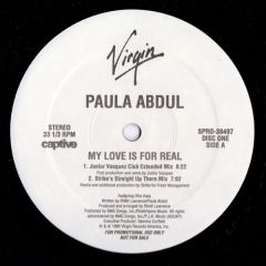 Paula Abdul - Paula Abdul - My Love Is For Real - Virgin