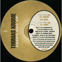 Thomas Krome - Thomas Krome - Eggplant EP - Planet Rhythm Records