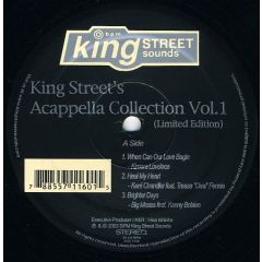 King Street Presents - King Street Presents - Acappella Collection Volume 1 - King Street