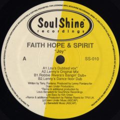 Faith Hope & Spirit - Faith Hope & Spirit - Joy - Soulshine Recordings