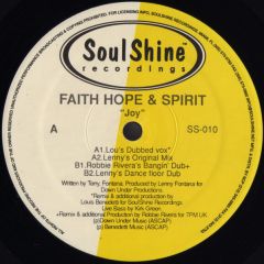 Faith Hope & Spirit - Joy - Soulshine Recordings