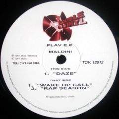 Maldini - Maldini - Flav EP - Trouble On Vinyl
