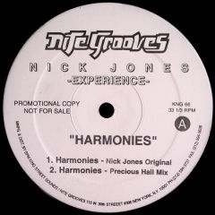 Nick Jones Experience - Nick Jones Experience - Harmonies - Nite Grooves