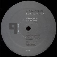 Nsd Project - Nsd Project - The Brother Hood EP - Nine Records
