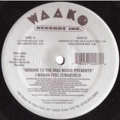 Groove To The Max Music Presents - Groove To The Max Music Presents - I Wanna Feel It - Waako Records