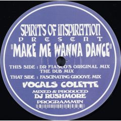 The Rhythm alliance - The Rhythm alliance - Makes Me Wanna Dance - Spirits Of Inspiration