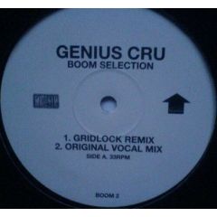 Genius Cru - Genius Cru - Boom Selection - Incentive