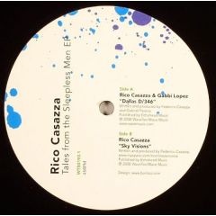Rico Casazza - Rico Casazza - Tales From The Sleepless Men EP - Wavetec