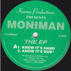 Moniman - Moniman - The EP - Karma Productions