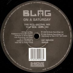 Blag - Blag - On A Saturday - B-Movie Records