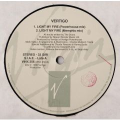 Vertigo - Vertigo - Light My Fire - Virgin Dischi
