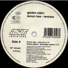Garden Eden - Garden Eden - Lemon Tree - Intercord
