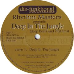 Rhythm Masters Present - Rhythm Masters Present - Deep In The Jungle - Dis-Funktional