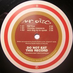 Mr Oizo - Mr Oizo - Flat Beat / Monday Massacre - F Communications