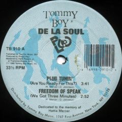 De La Soul - De La Soul - Plug Tunin - Tommy Boy