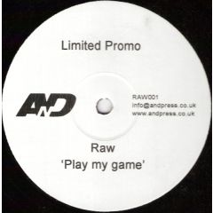 RAW - RAW - Play My Game - RAW