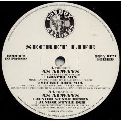 Secret Life - Secret Life - As Always - Cowboy Records