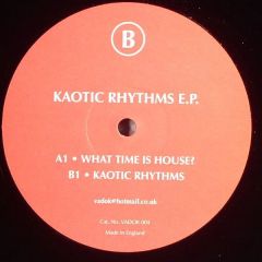 Vadok - Vadok - Kaotic Rhythms EP - Vadok