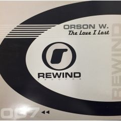 Orson W - Orson W - The Love I Lost - Rewind Rec