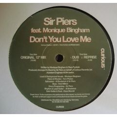 Sir Pier Feat Monique Bingham - Sir Pier Feat Monique Bingham - Don't You Love Me - Curious