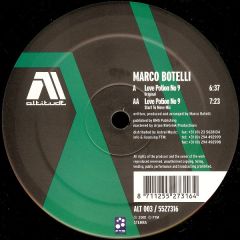Marco Botelli - Marco Botelli - Love Potion Nr 9 - Alitude 3