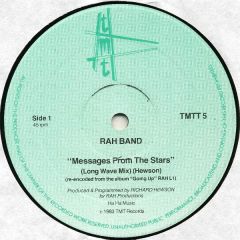 Rah Band - Rah Band - Messages From The Stars - TMT Records