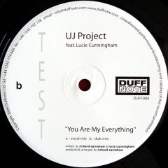 Uj Project - Uj Project - You Are My Everything - Duff Note