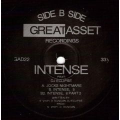 Intense Feat: DJ Eclipse - Intense Feat: DJ Eclipse - Jocks Nightmare - Great Asset
